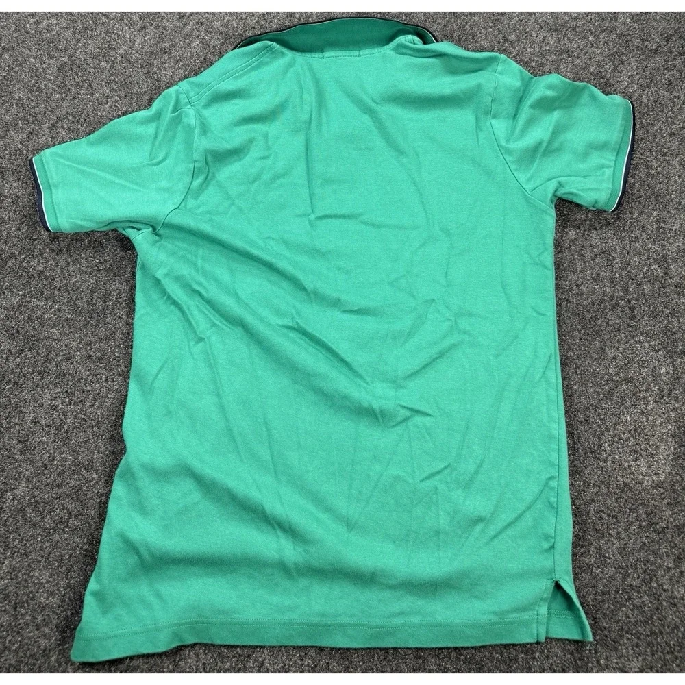 VTG Polo Ralph Lauren Big Pony #3 Polo Shirt Green Youth XL Boys Cotton
